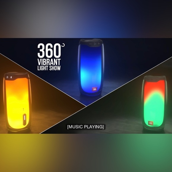 (New) JBL Pulse 4 Portable Speaker - Picture 3 of 11